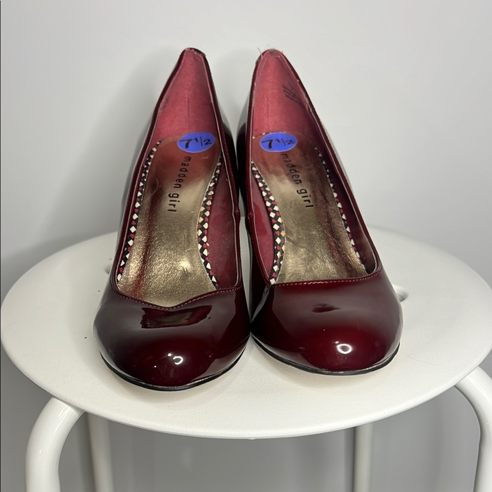 Madden Girl Burgundy maroon Heels